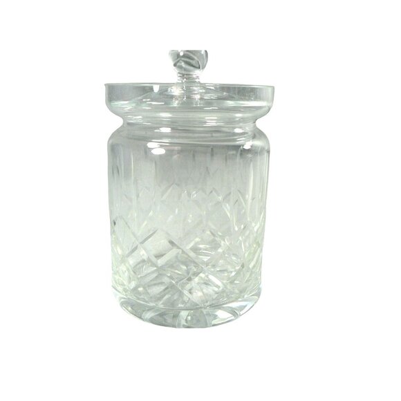 Crystal Clear Glass Jar With Lid & Spoon Notch For Sugar Honey Jam & More - Picture 9 of 9